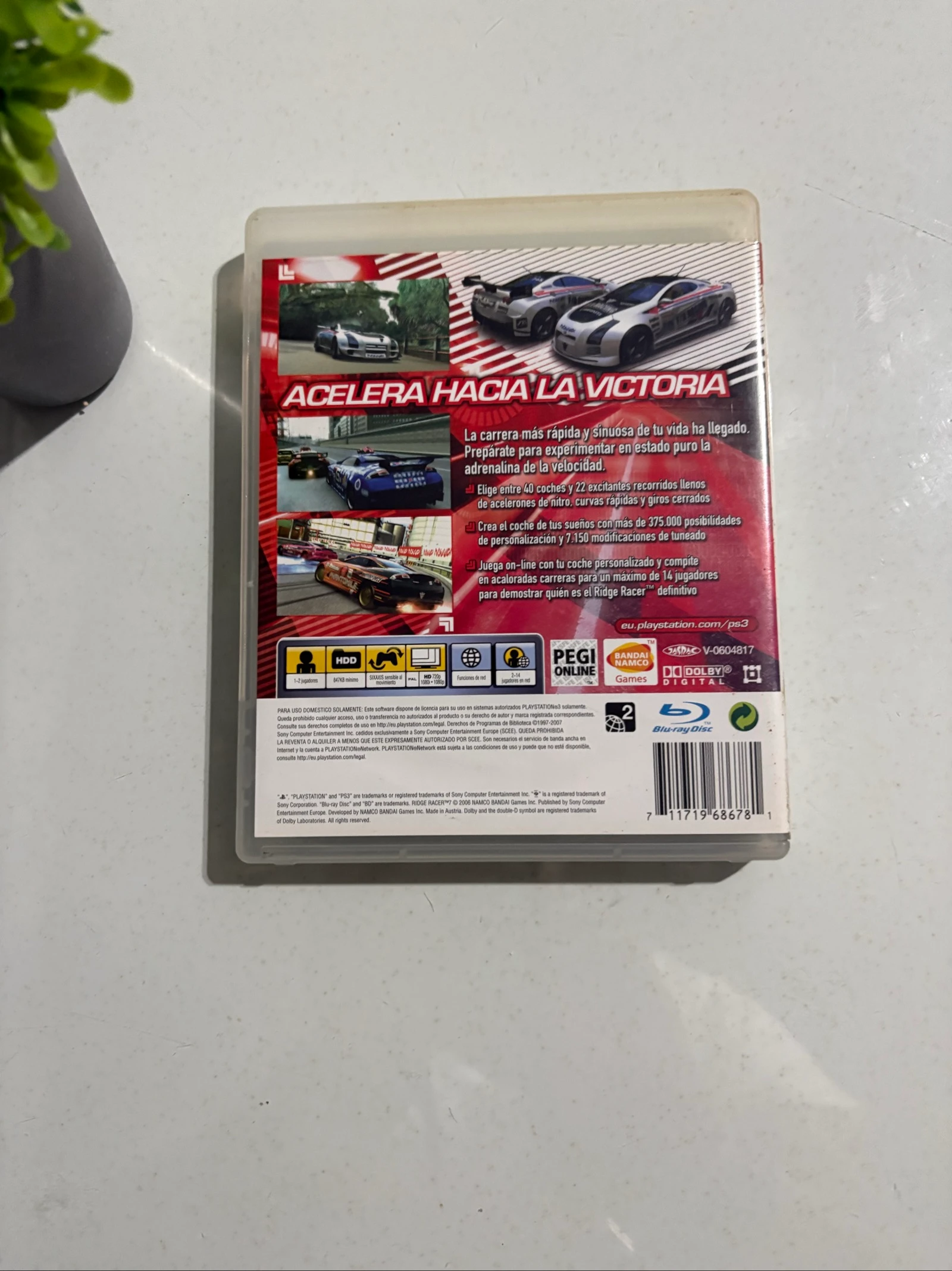 Juego PS3 Ridge Racer 7 Namco completo PAL España – photo 2